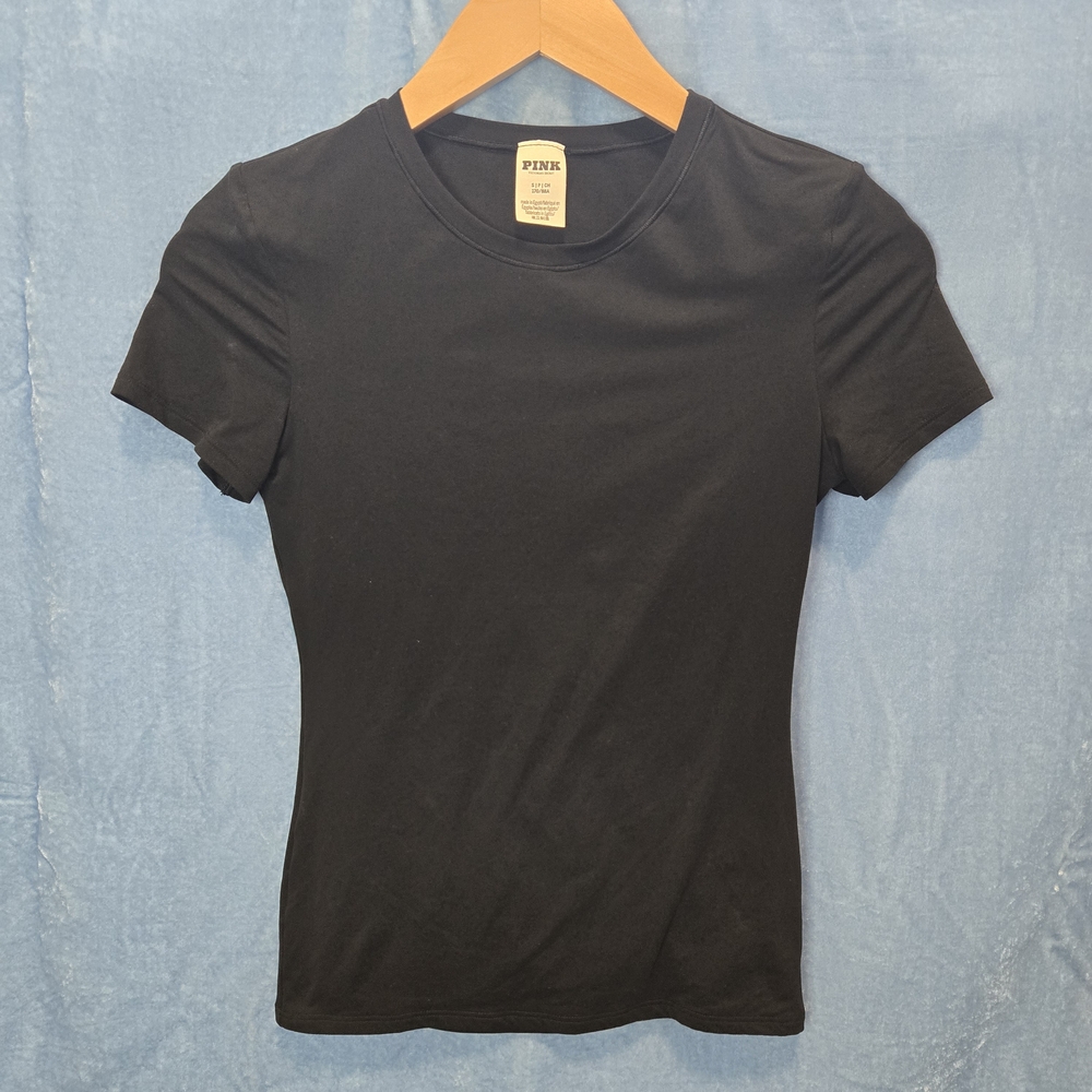 PINK Victoria's Secret Classic Black Tee